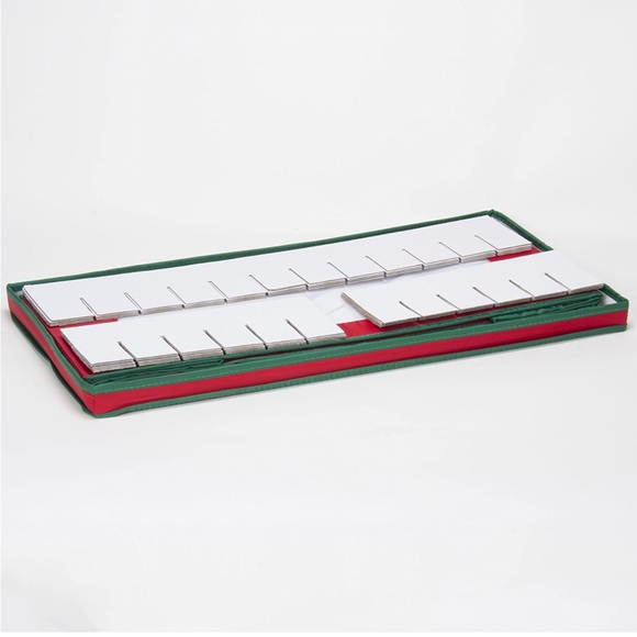 Large Christmas Tree Ornament Storage Box | Stores Up to 36 Xmas Ornaments | Red - Picture 7 of 8